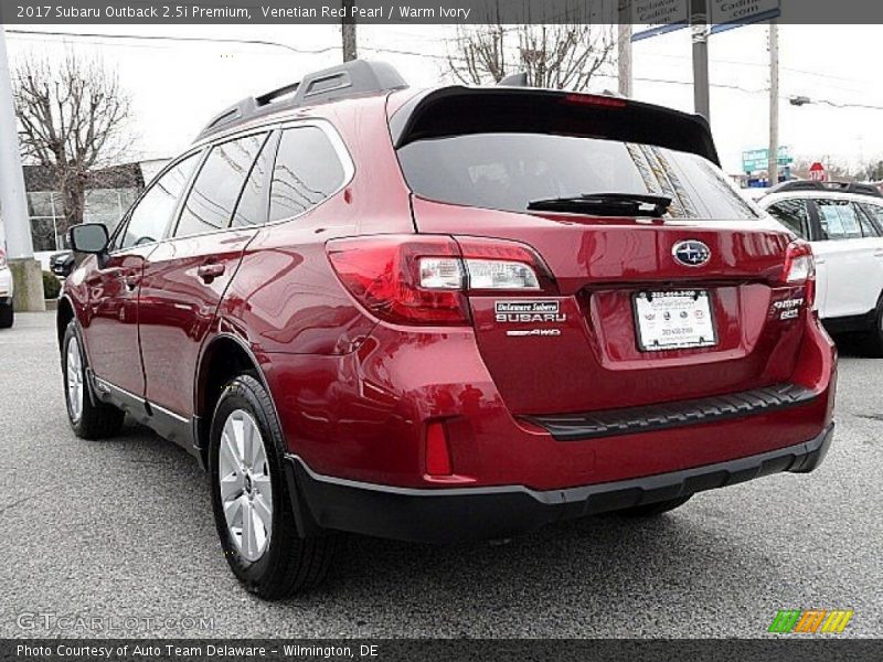 Venetian Red Pearl / Warm Ivory 2017 Subaru Outback 2.5i Premium