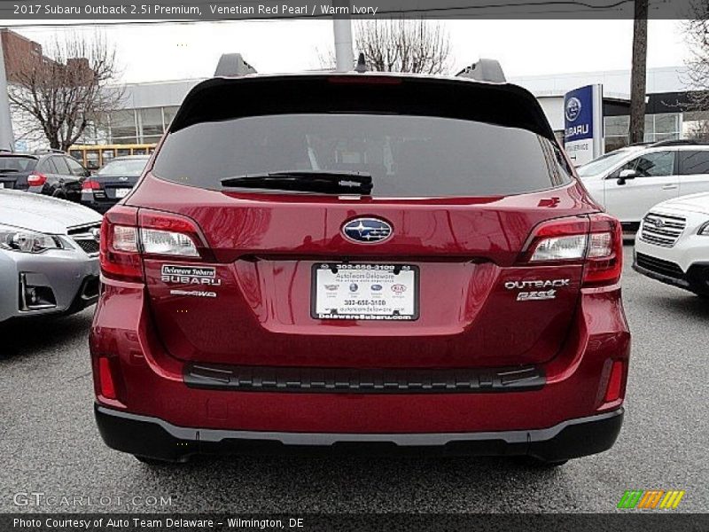 Venetian Red Pearl / Warm Ivory 2017 Subaru Outback 2.5i Premium