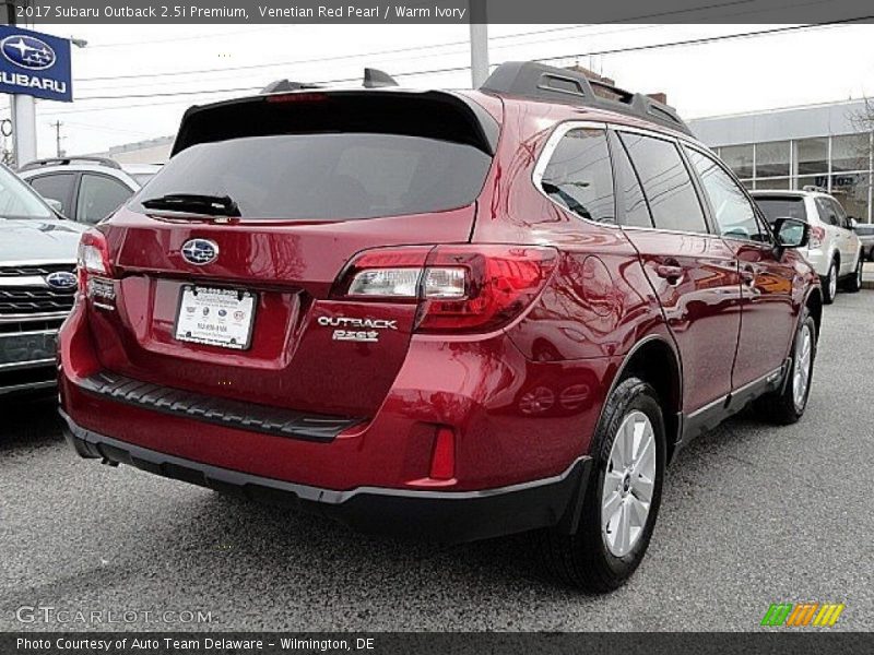 Venetian Red Pearl / Warm Ivory 2017 Subaru Outback 2.5i Premium