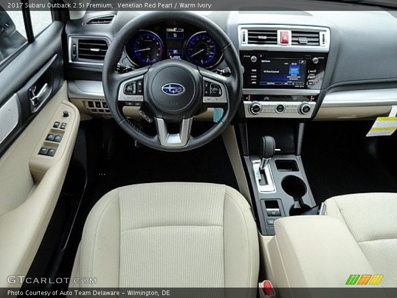 Venetian Red Pearl / Warm Ivory 2017 Subaru Outback 2.5i Premium