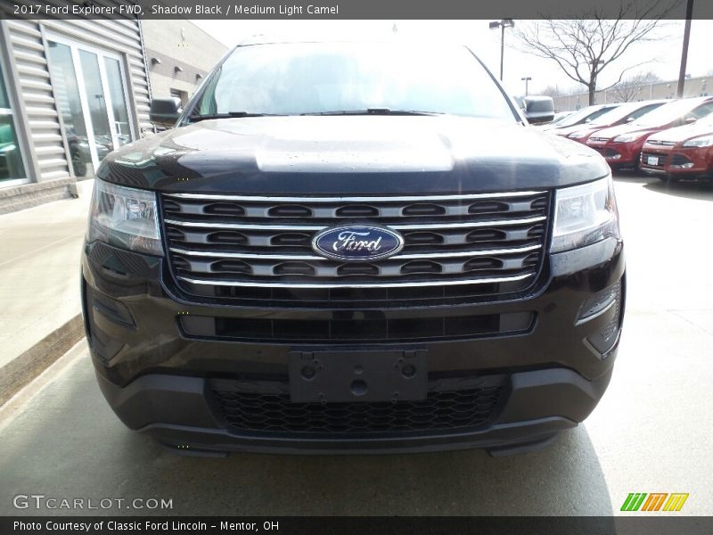 Shadow Black / Medium Light Camel 2017 Ford Explorer FWD