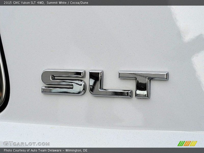 Summit White / Cocoa/Dune 2015 GMC Yukon SLT 4WD