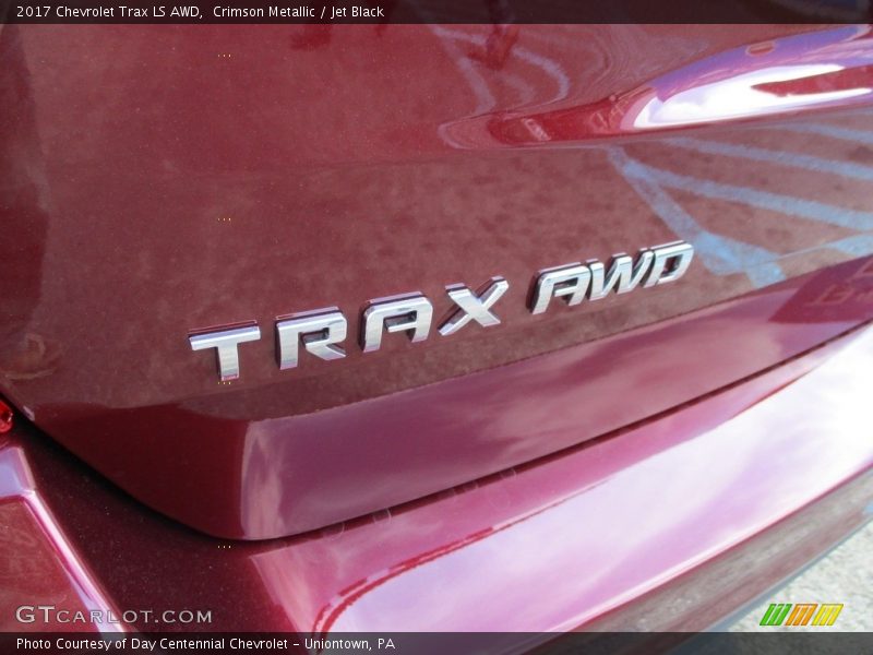 Crimson Metallic / Jet Black 2017 Chevrolet Trax LS AWD
