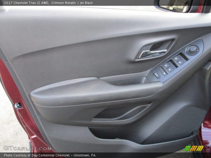 Crimson Metallic / Jet Black 2017 Chevrolet Trax LS AWD