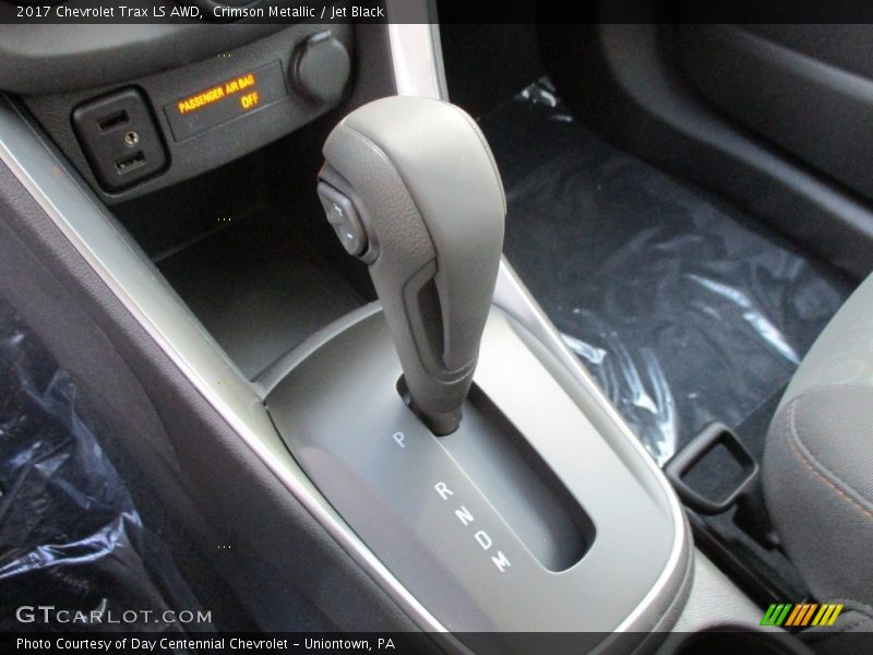 Crimson Metallic / Jet Black 2017 Chevrolet Trax LS AWD