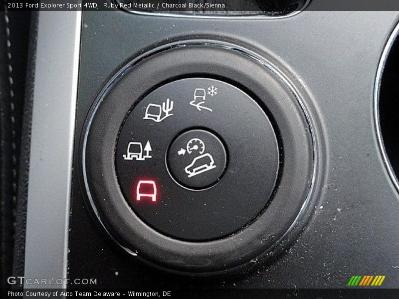 Ruby Red Metallic / Charcoal Black/Sienna 2013 Ford Explorer Sport 4WD