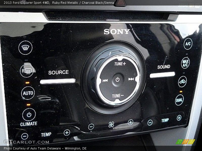 Controls of 2013 Explorer Sport 4WD