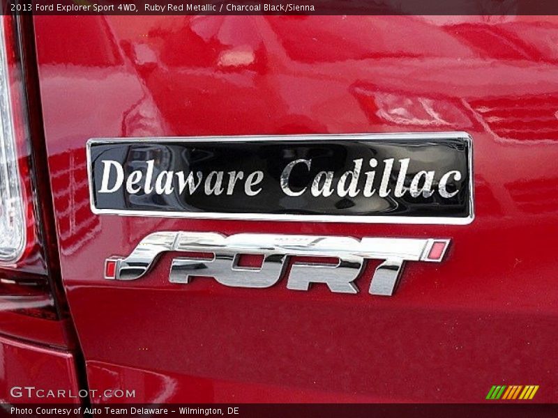 Ruby Red Metallic / Charcoal Black/Sienna 2013 Ford Explorer Sport 4WD