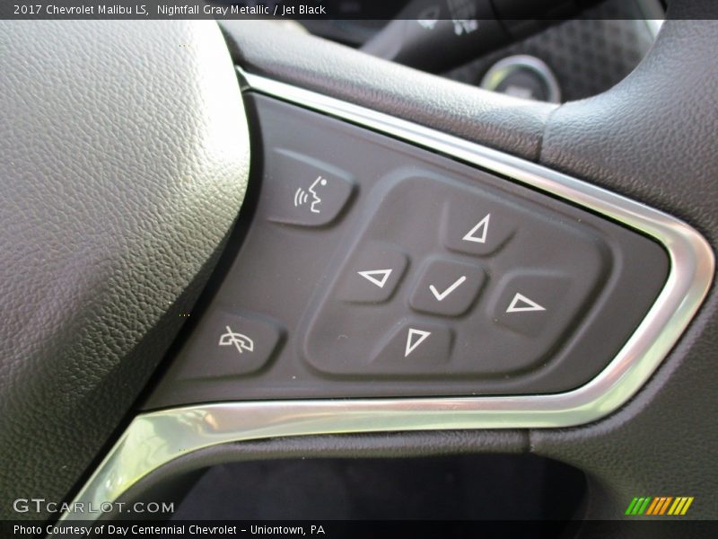 Nightfall Gray Metallic / Jet Black 2017 Chevrolet Malibu LS