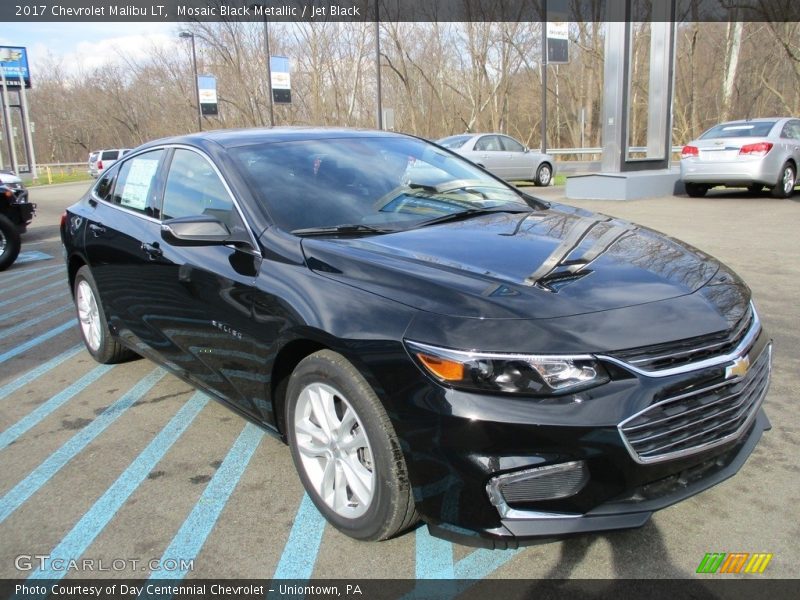 Mosaic Black Metallic / Jet Black 2017 Chevrolet Malibu LT