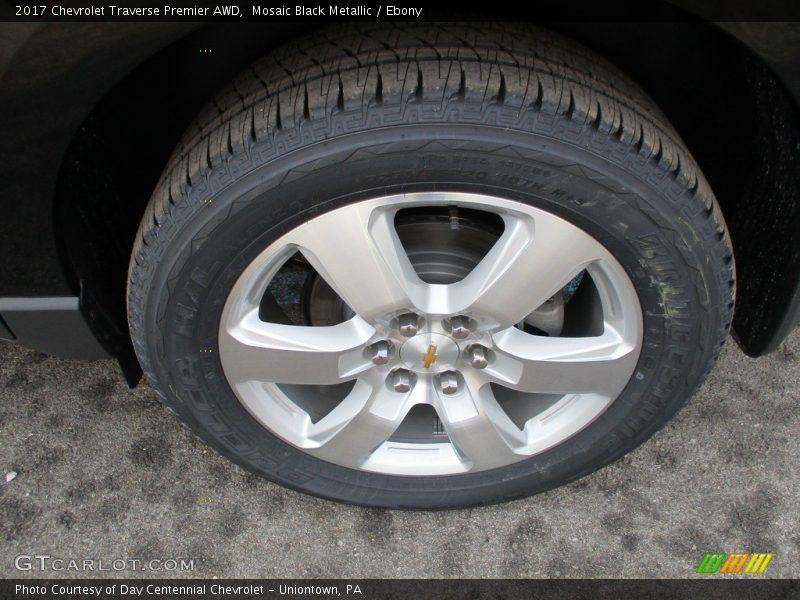 Mosaic Black Metallic / Ebony 2017 Chevrolet Traverse Premier AWD