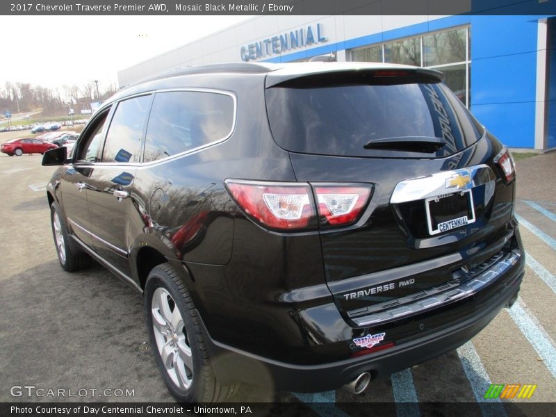 Mosaic Black Metallic / Ebony 2017 Chevrolet Traverse Premier AWD