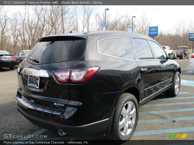 Mosaic Black Metallic / Ebony 2017 Chevrolet Traverse Premier AWD