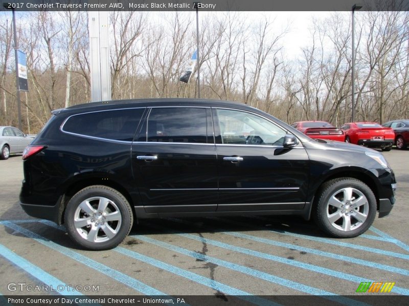 Mosaic Black Metallic / Ebony 2017 Chevrolet Traverse Premier AWD