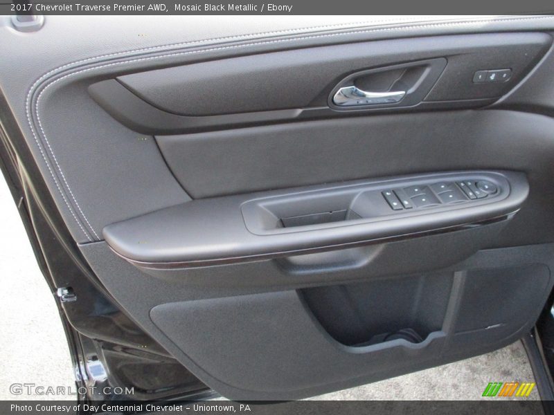 Mosaic Black Metallic / Ebony 2017 Chevrolet Traverse Premier AWD