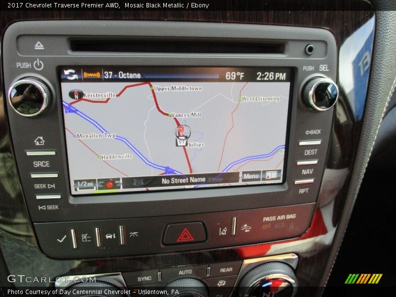 Mosaic Black Metallic / Ebony 2017 Chevrolet Traverse Premier AWD