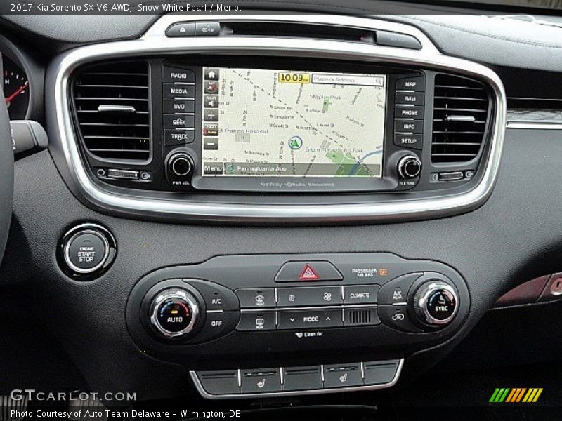Navigation of 2017 Sorento SX V6 AWD