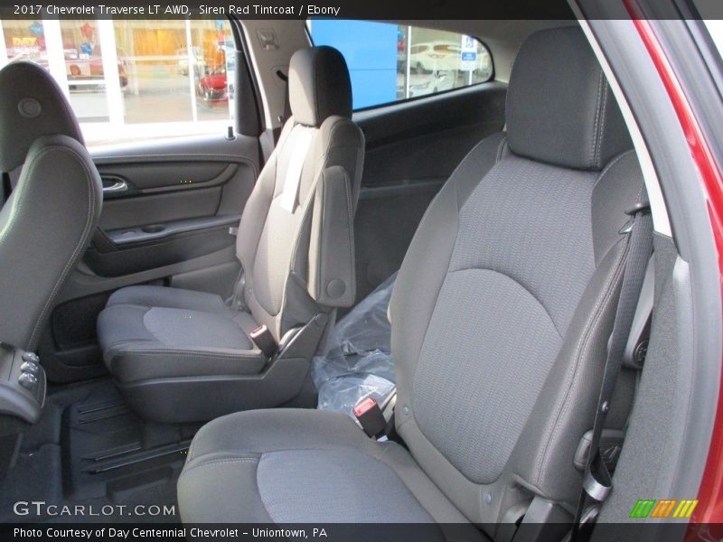 Siren Red Tintcoat / Ebony 2017 Chevrolet Traverse LT AWD