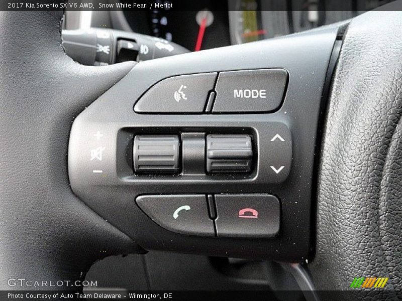 Controls of 2017 Sorento SX V6 AWD