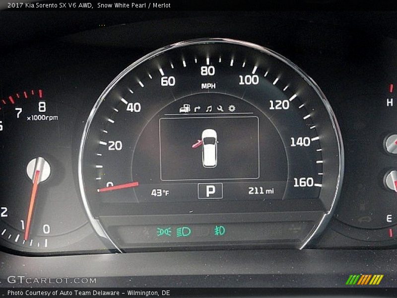  2017 Sorento SX V6 AWD SX V6 AWD Gauges