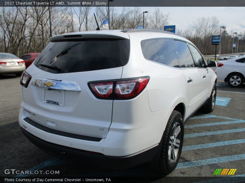Summit White / Ebony 2017 Chevrolet Traverse LT AWD