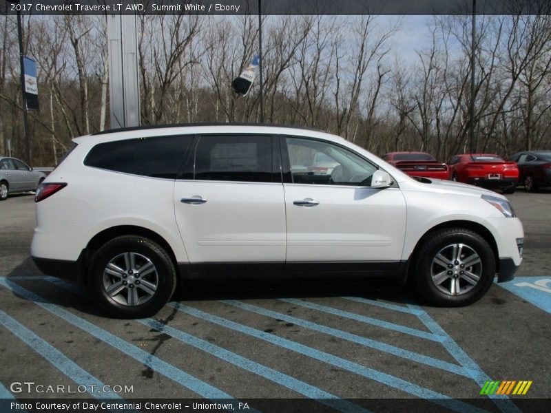 Summit White / Ebony 2017 Chevrolet Traverse LT AWD