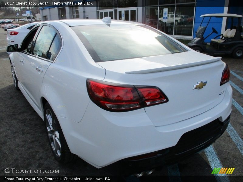 Heron White / Jet Black 2017 Chevrolet SS Sedan