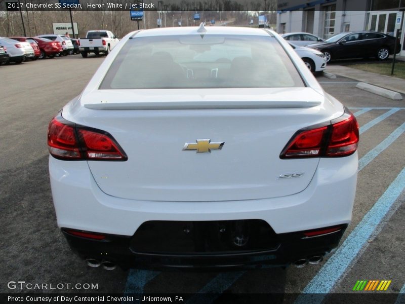 Heron White / Jet Black 2017 Chevrolet SS Sedan