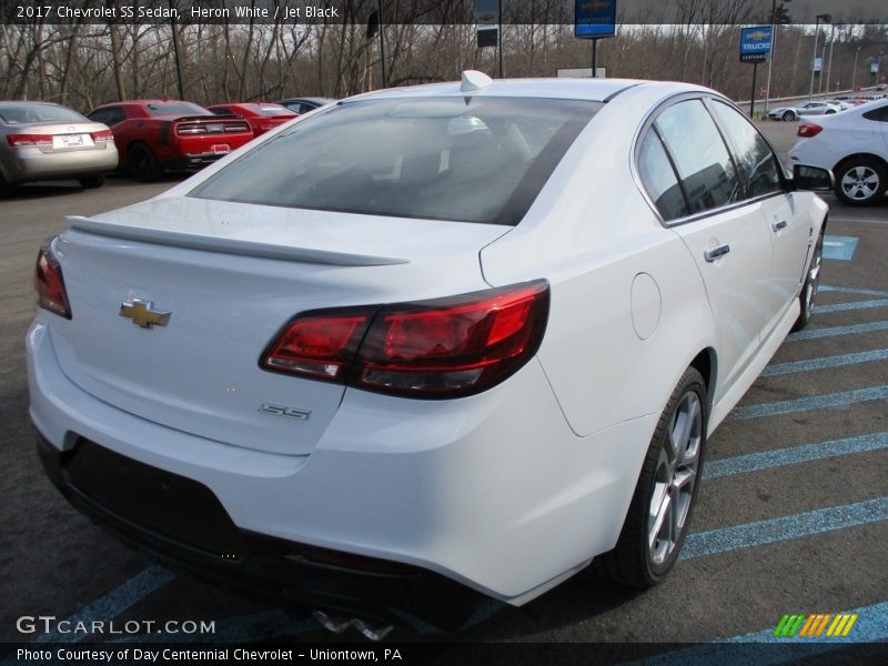 Heron White / Jet Black 2017 Chevrolet SS Sedan