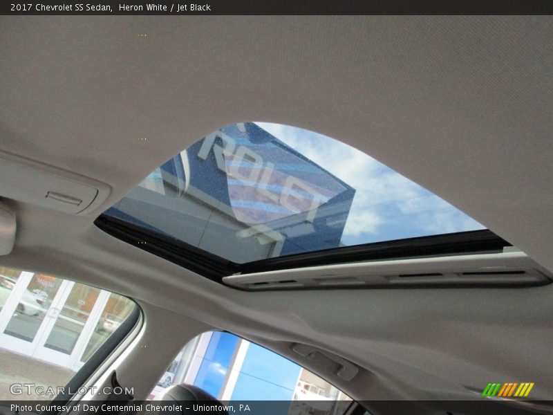 Heron White / Jet Black 2017 Chevrolet SS Sedan