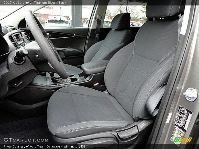  2017 Sorento L Black Interior