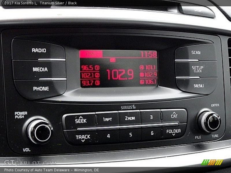 Controls of 2017 Sorento L