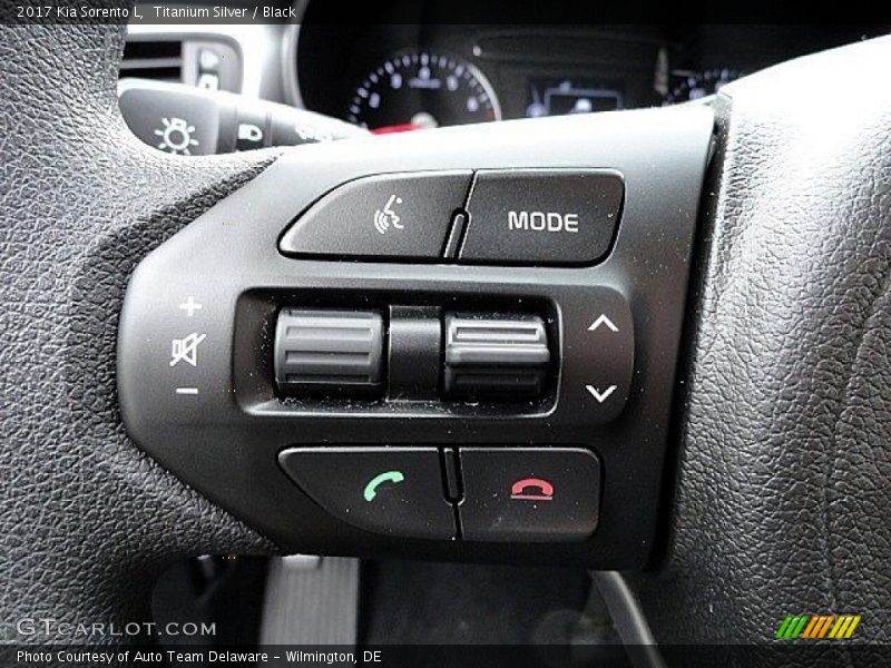 Controls of 2017 Sorento L
