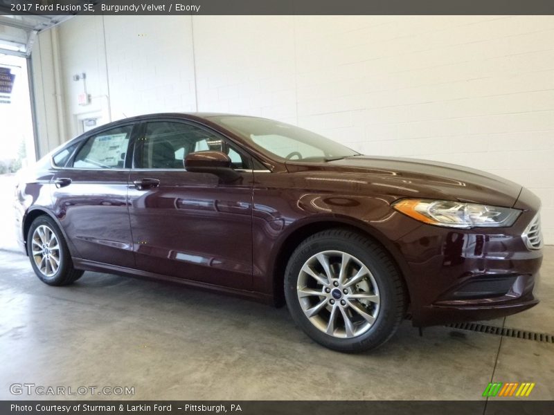 Burgundy Velvet / Ebony 2017 Ford Fusion SE