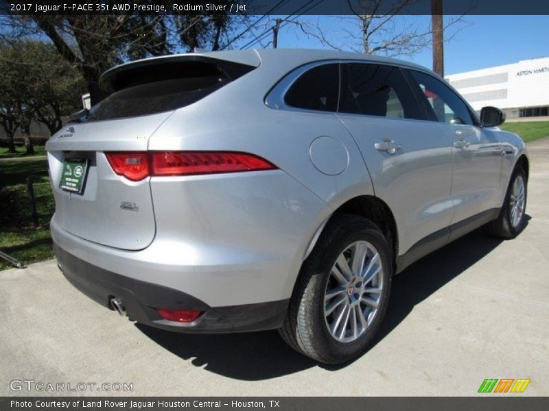 Rodium Silver / Jet 2017 Jaguar F-PACE 35t AWD Prestige