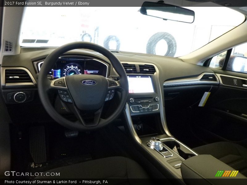 Burgundy Velvet / Ebony 2017 Ford Fusion SE