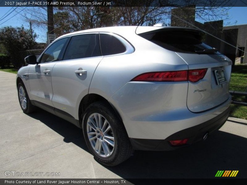Rodium Silver / Jet 2017 Jaguar F-PACE 35t AWD Prestige