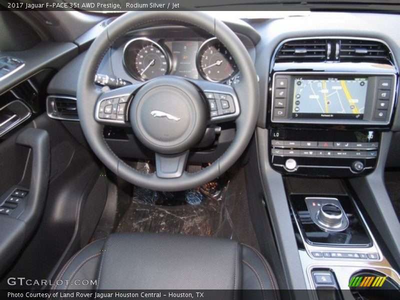 Rodium Silver / Jet 2017 Jaguar F-PACE 35t AWD Prestige