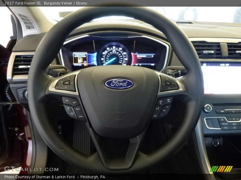 Burgundy Velvet / Ebony 2017 Ford Fusion SE