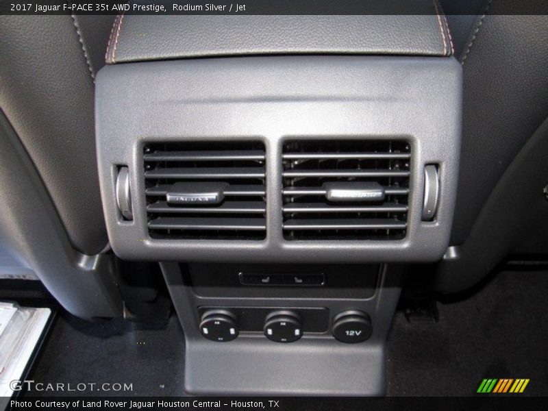 Rodium Silver / Jet 2017 Jaguar F-PACE 35t AWD Prestige