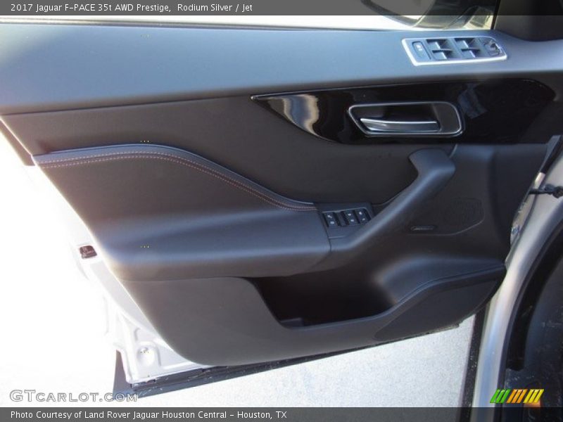 Rodium Silver / Jet 2017 Jaguar F-PACE 35t AWD Prestige