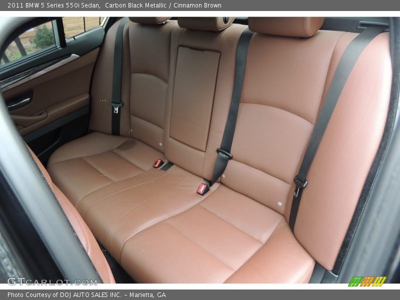 Carbon Black Metallic / Cinnamon Brown 2011 BMW 5 Series 550i Sedan