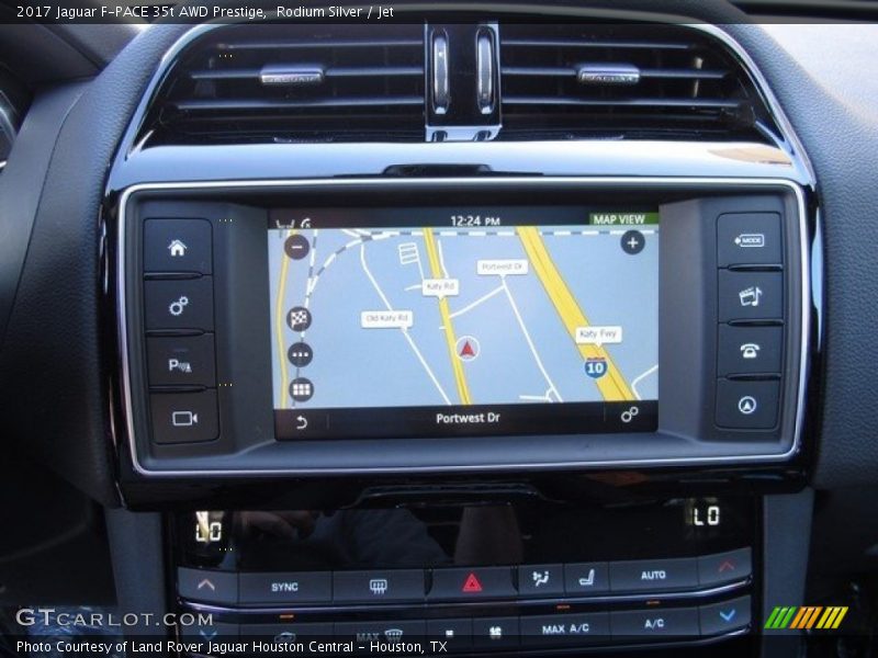 Rodium Silver / Jet 2017 Jaguar F-PACE 35t AWD Prestige