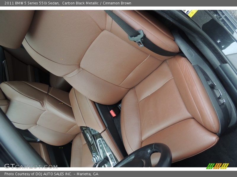 Carbon Black Metallic / Cinnamon Brown 2011 BMW 5 Series 550i Sedan