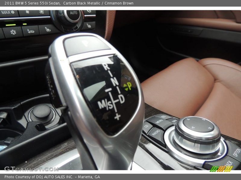Carbon Black Metallic / Cinnamon Brown 2011 BMW 5 Series 550i Sedan