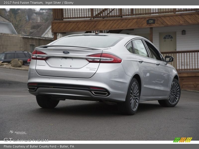 Ingot Silver / Ebony 2017 Ford Fusion Titanium