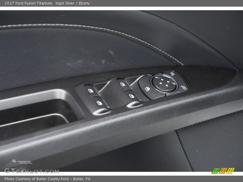 Ingot Silver / Ebony 2017 Ford Fusion Titanium
