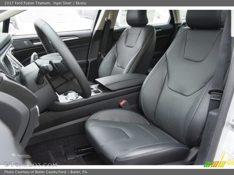 Ingot Silver / Ebony 2017 Ford Fusion Titanium