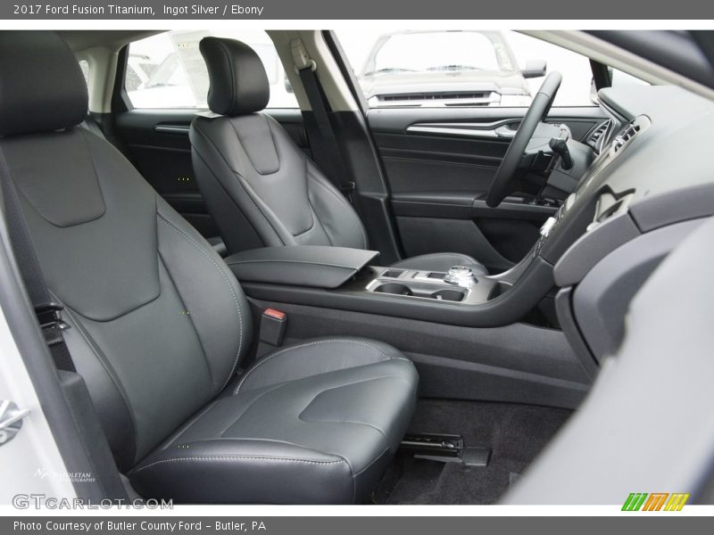 Ingot Silver / Ebony 2017 Ford Fusion Titanium