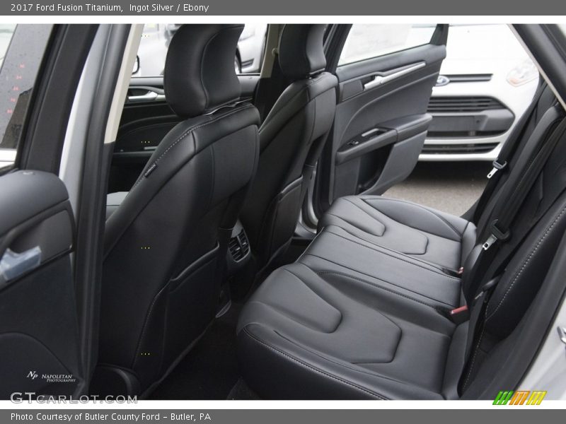 Ingot Silver / Ebony 2017 Ford Fusion Titanium